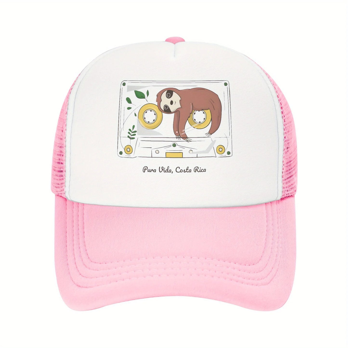 Sloth On Cassette Tape Baseball Cap