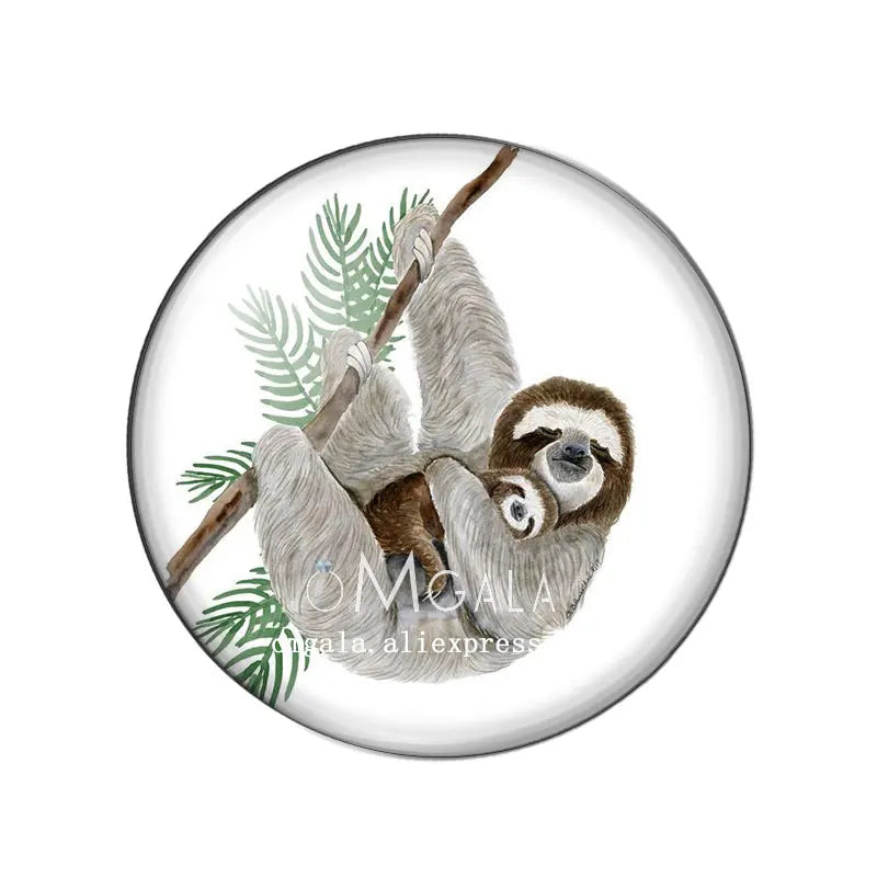 Sloth Pin Badges