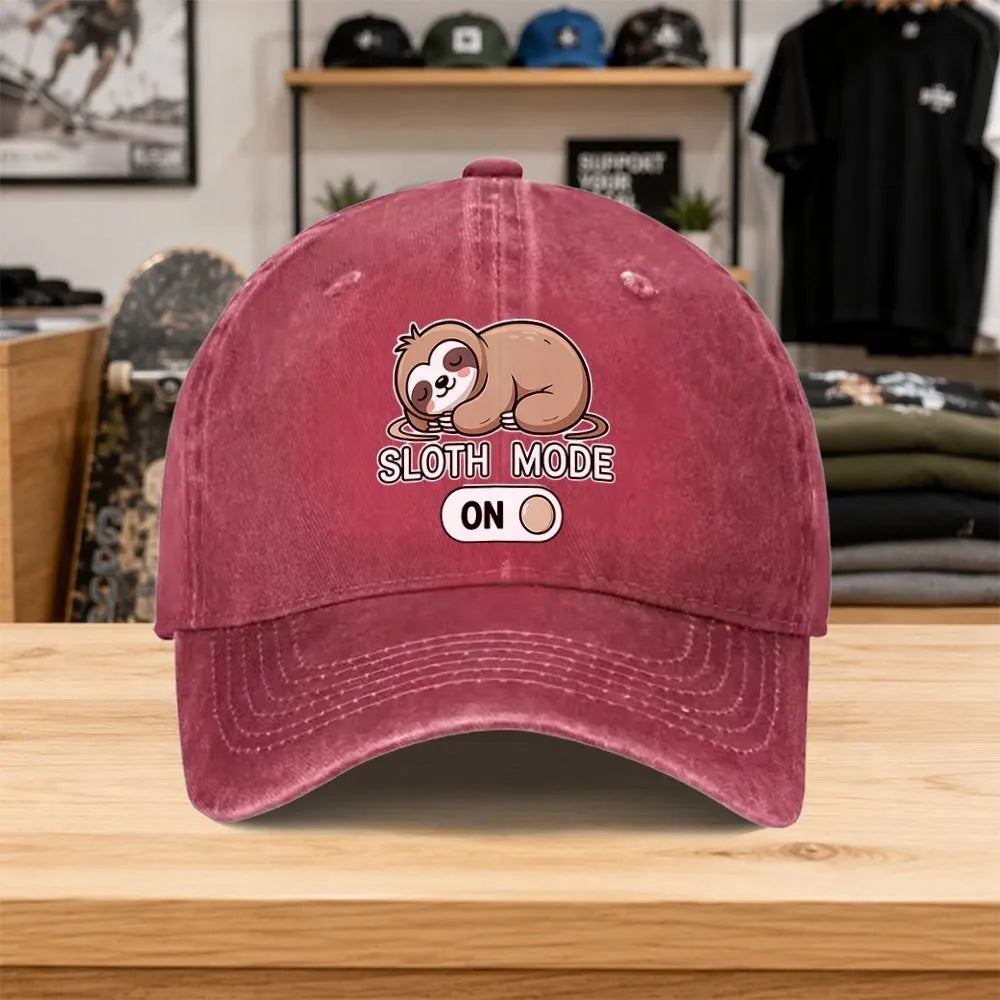 Sloth Mode On Baseball Cap