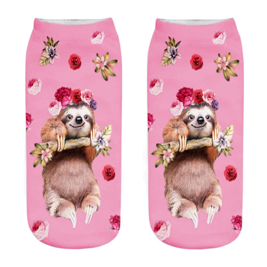 Sloth Short Ankle Socks product photo 1