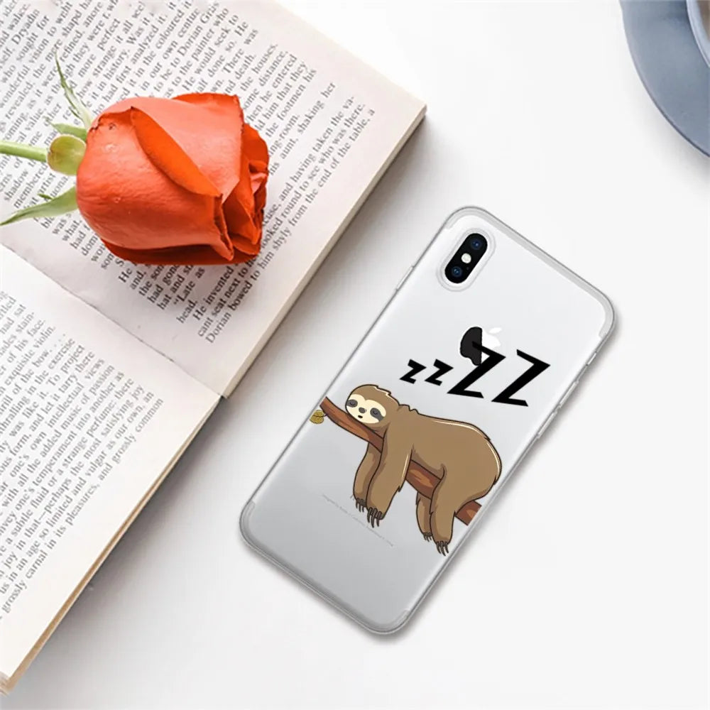 Sleeping Sloth iPhone Case