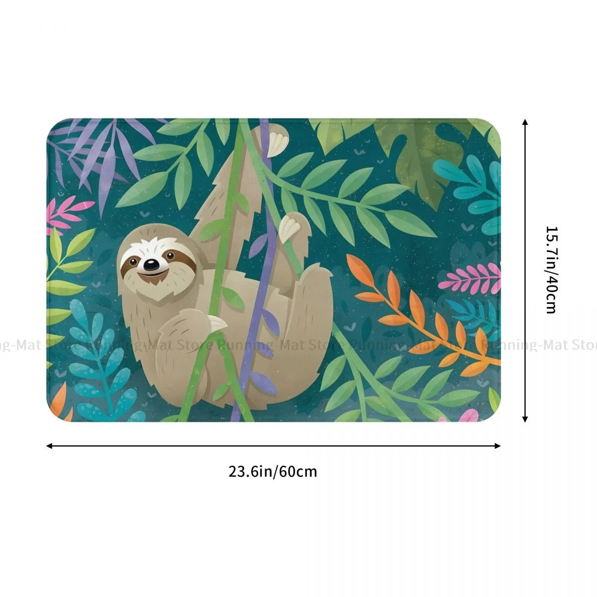 Fun Sloth Doormat