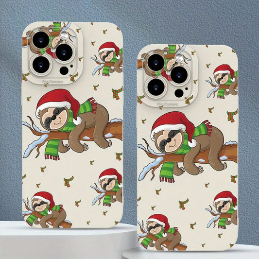 Christmas Sloth iPhone Case