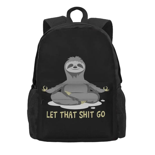 Yoga Sloth Meditating Backpack