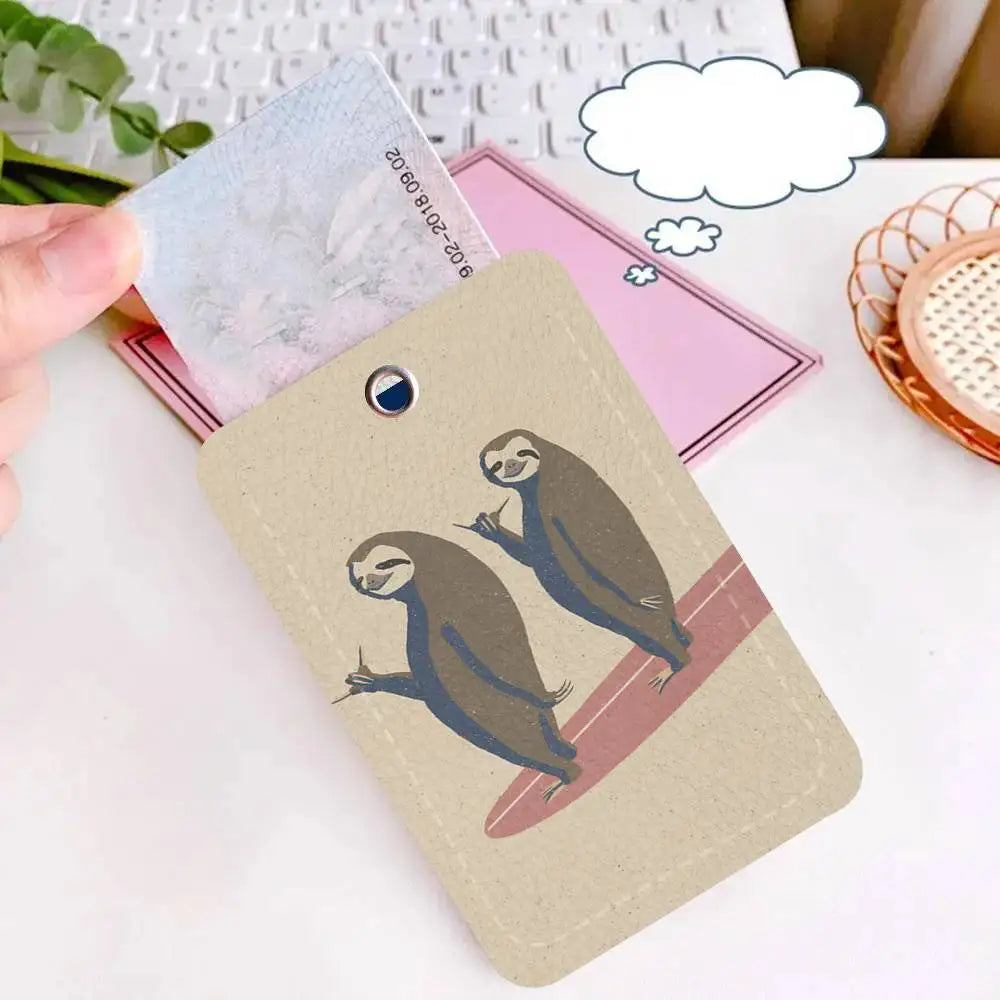 Surfing Sloth Bank / Travel Card Holder