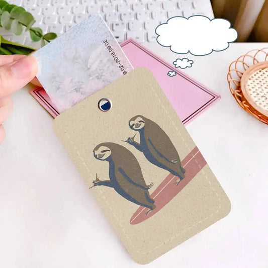Surfing Sloth Bank / Travel Card Holder