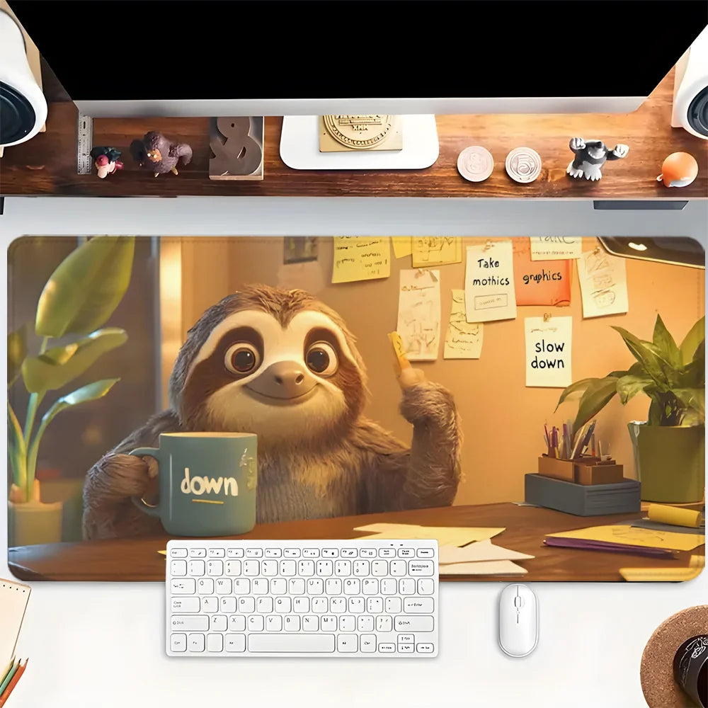 Adorable Sloth Work Companion Mouse Pad