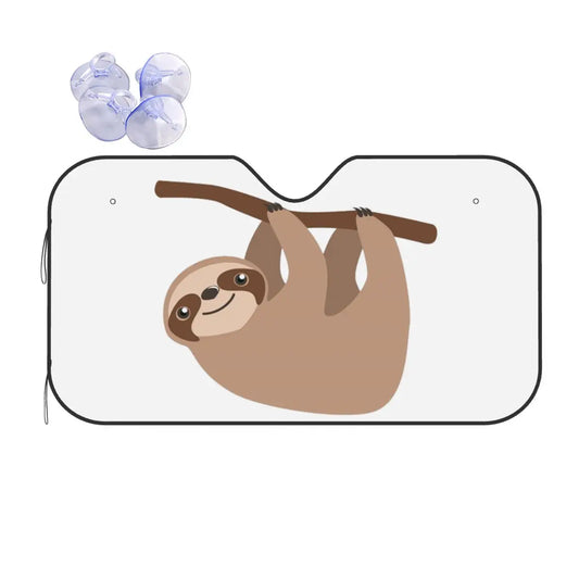 Cute Baby Cartoon Sloth Design Sunshade