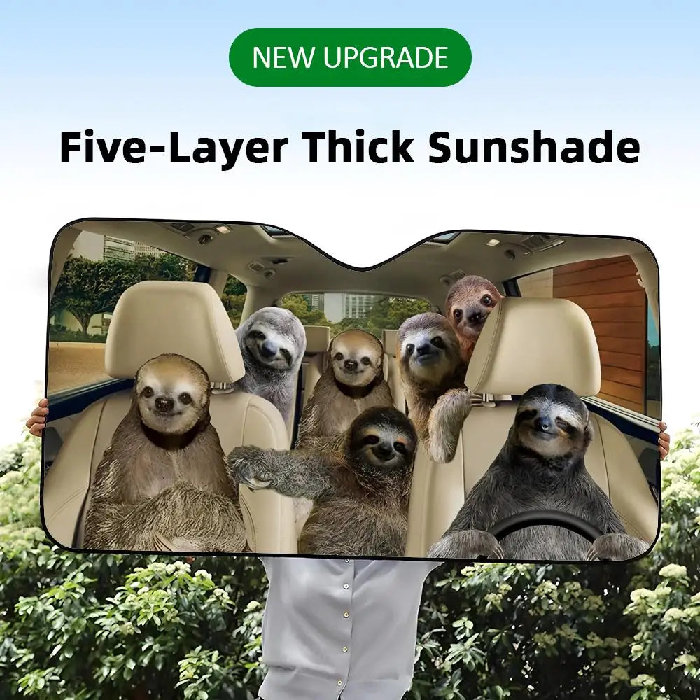 Sloth Car Sunshade