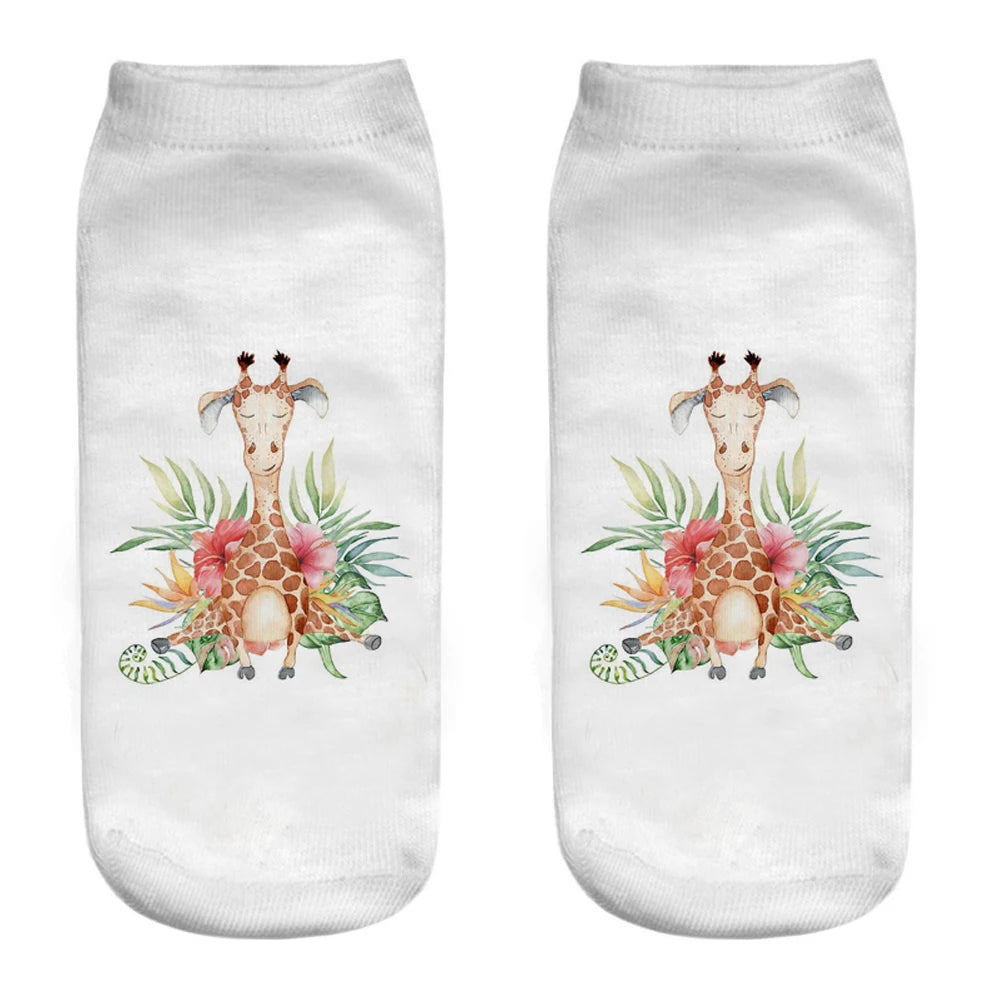 Sloth Short Ankle Socks