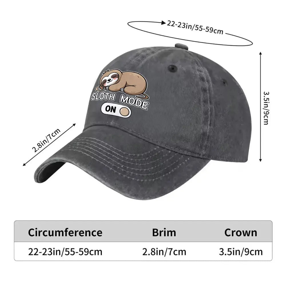 Sloth Mode On Baseball Cap