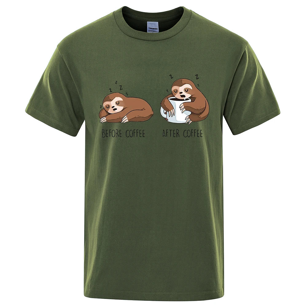 Before Coffee After Coffee T-Shirt