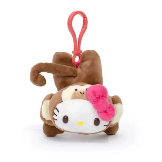 Hello Kitty Sloth Plush Keychain