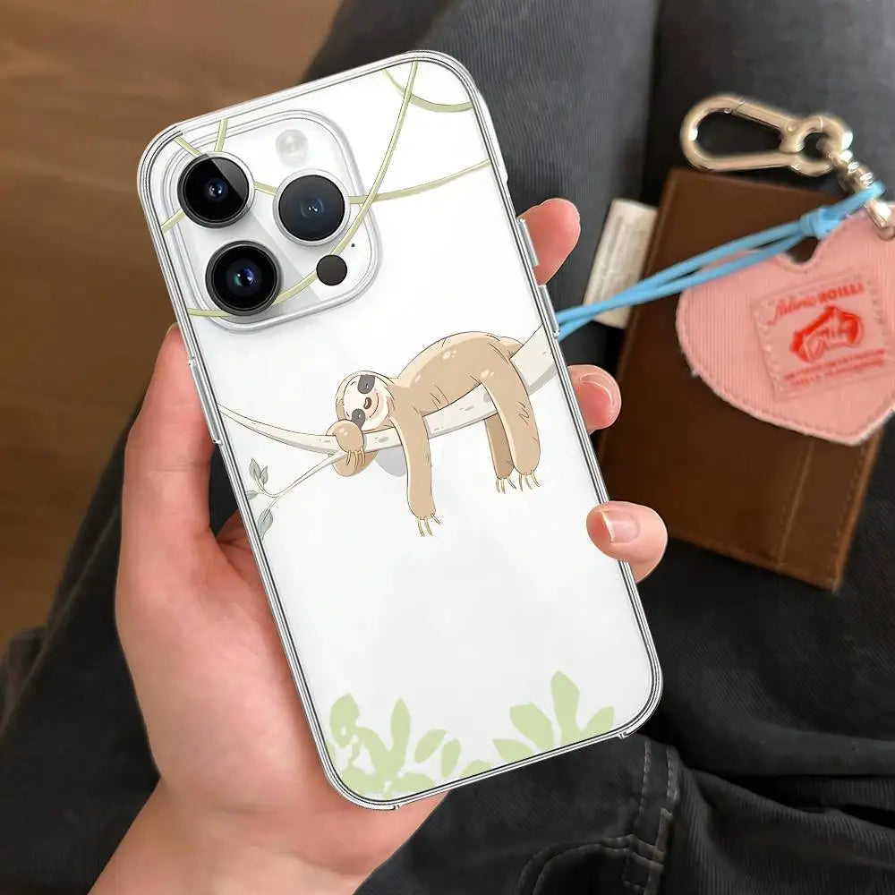 Lazy Sloth iPhone Case