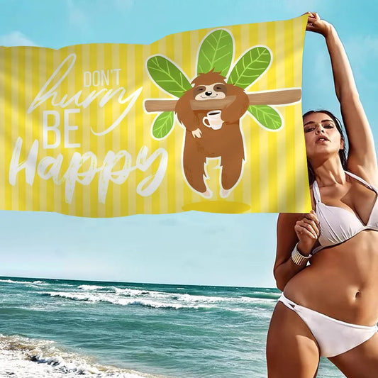 Sloth Microfiber Towel