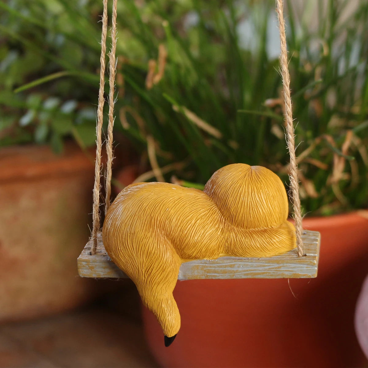 Sloth Laying On A Swing Ornament