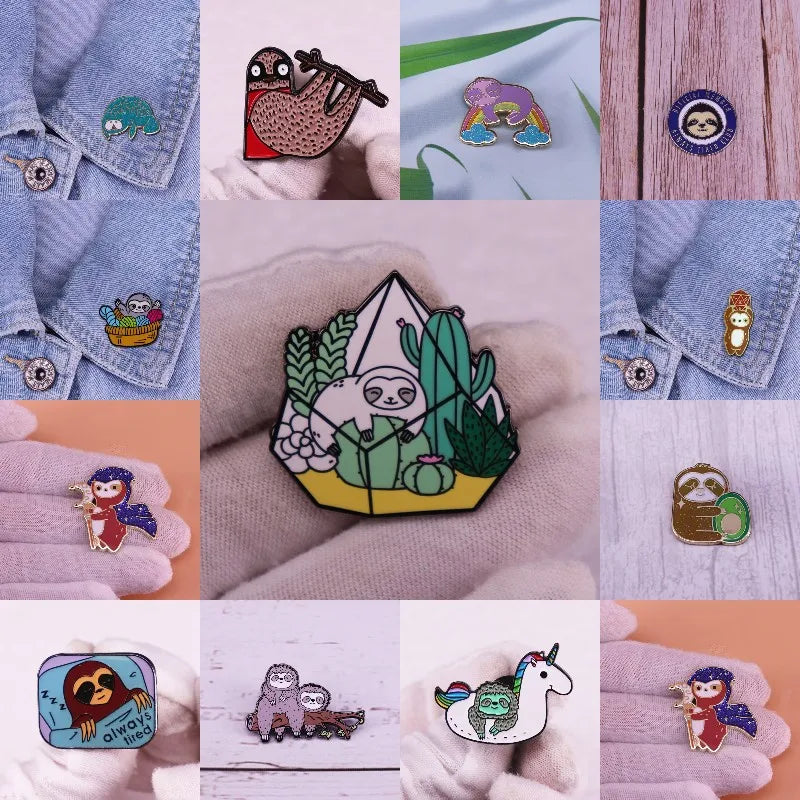 Sloth Pins