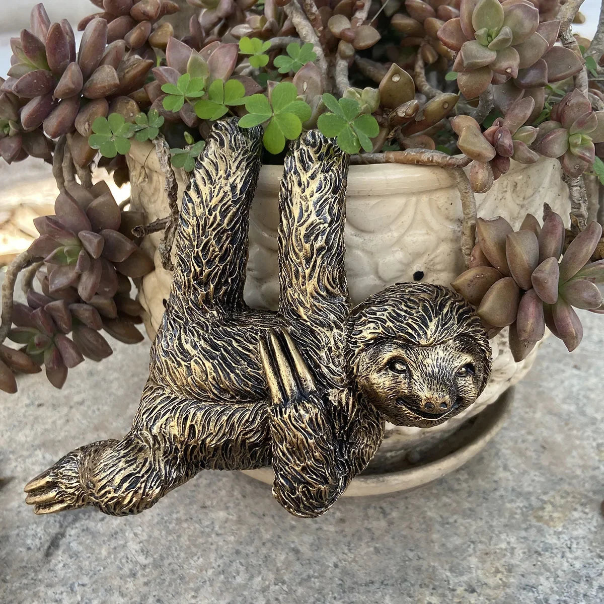 Sloth Figure Plant Pot Hanger