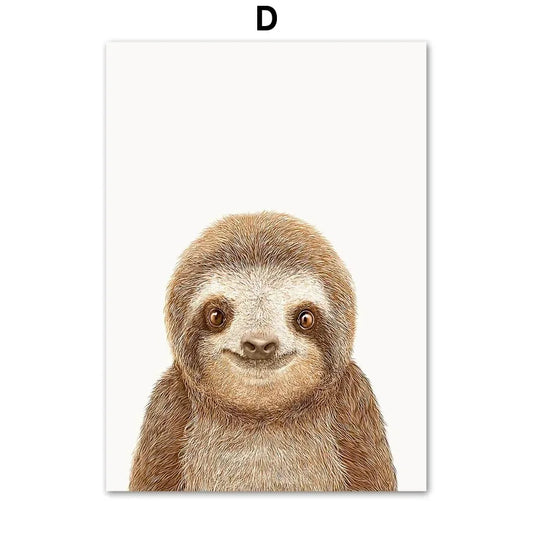 Sloth Wall Art Print