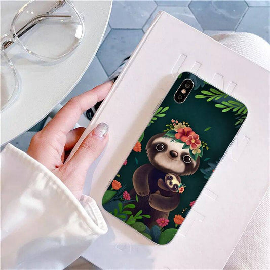 Kawaii Sloth iPhone Case