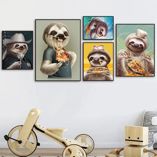 Various Sloth Posters