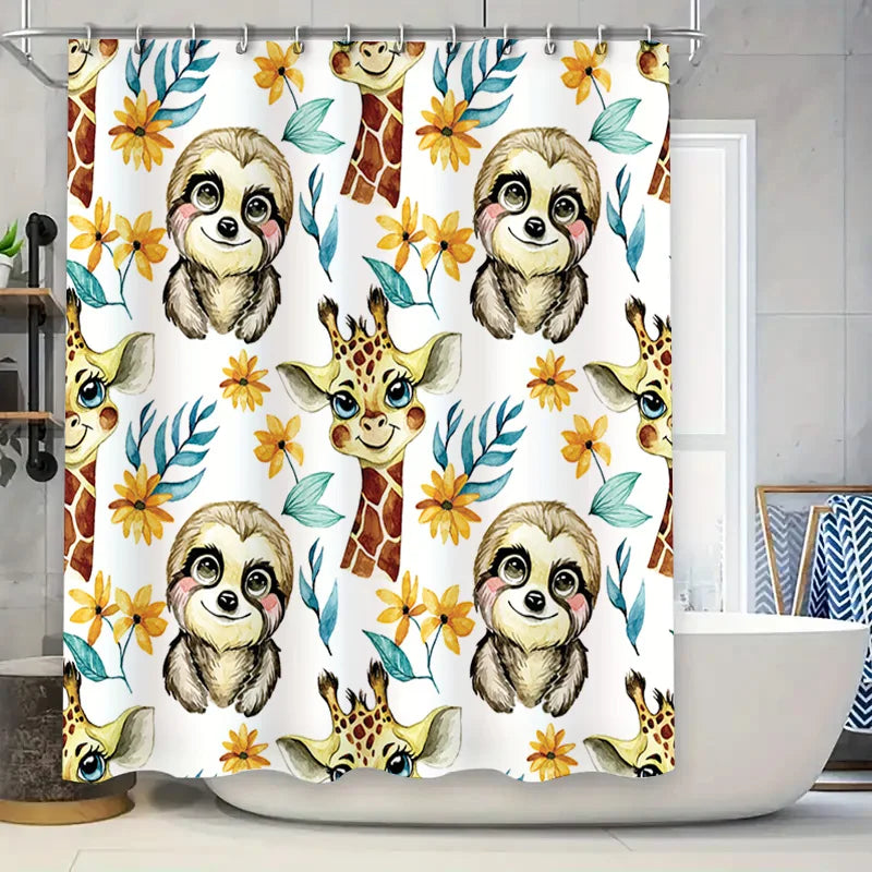 Sloth Shower Curtain