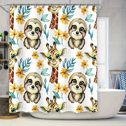 Sloth Shower Curtain