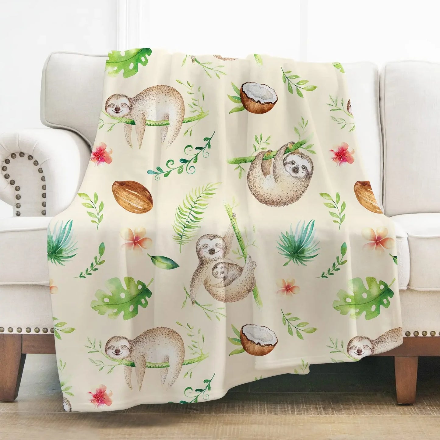 Sloth Theme Blankets