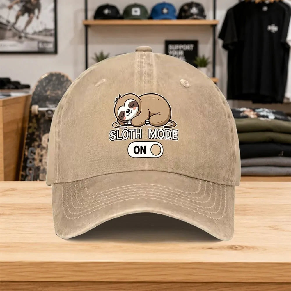 Sloth Mode On Baseball Cap