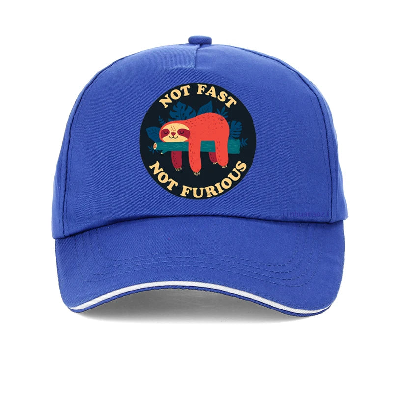 Not Fast Not Furious Sloth Baseball Cap