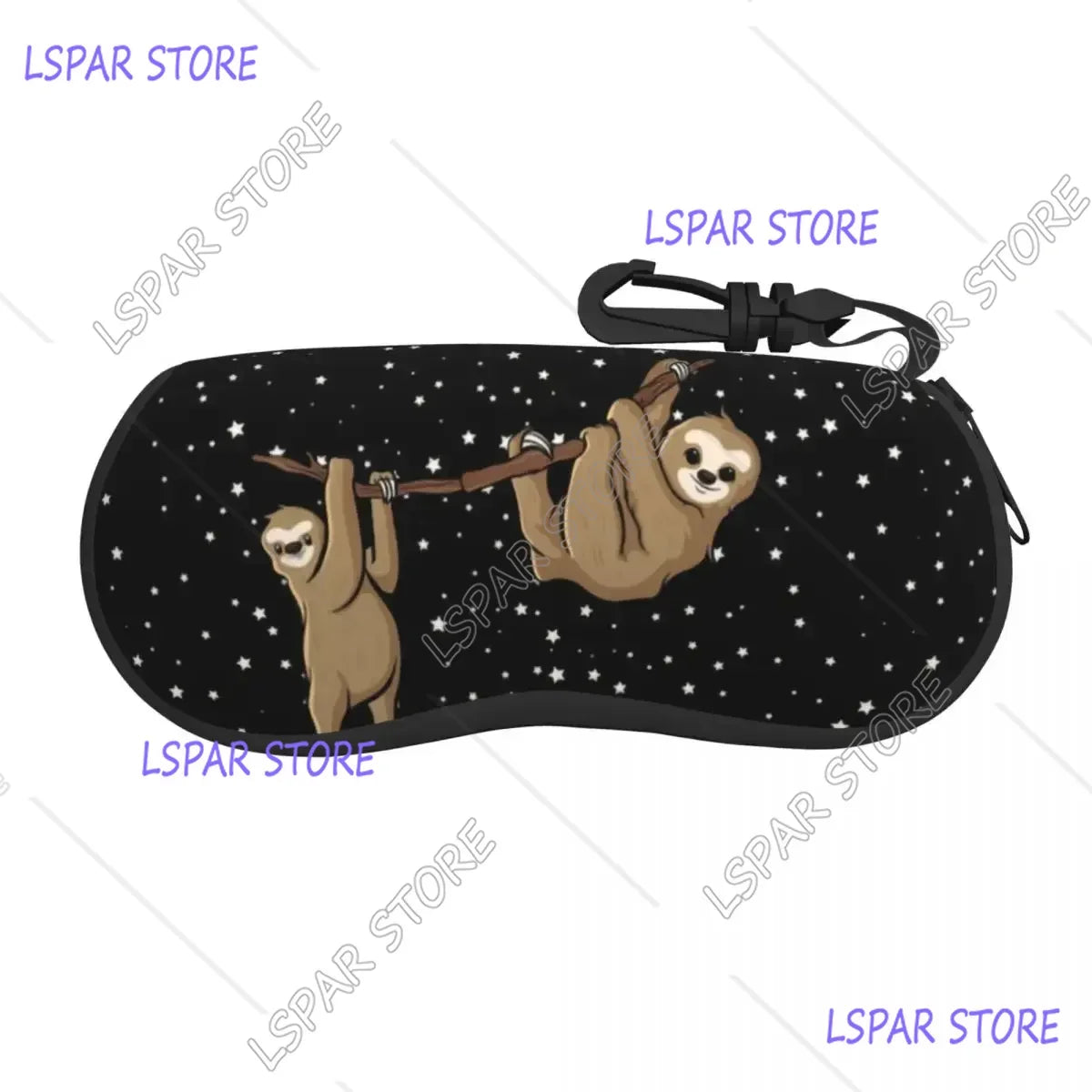 Cute Sloth Pattern Glasses Case