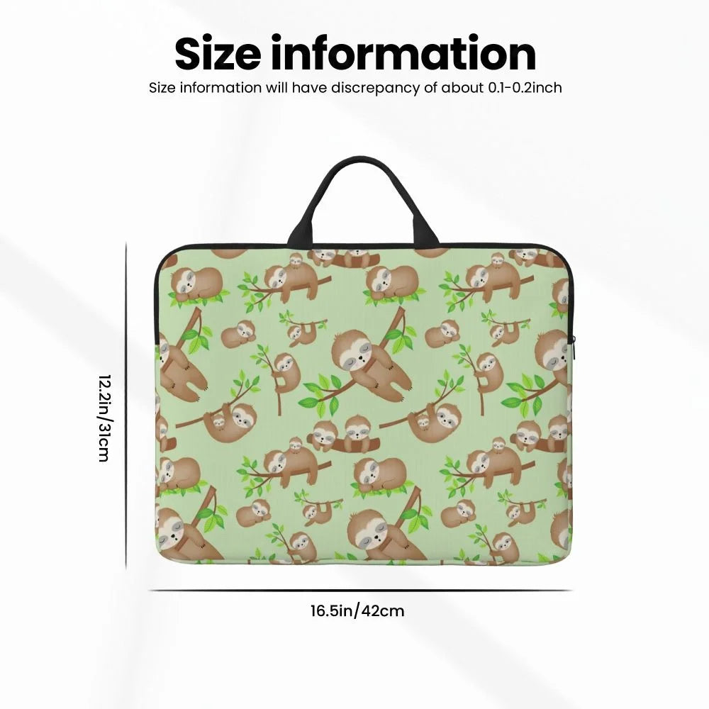 Sleeping Sloth Laptop Bag
