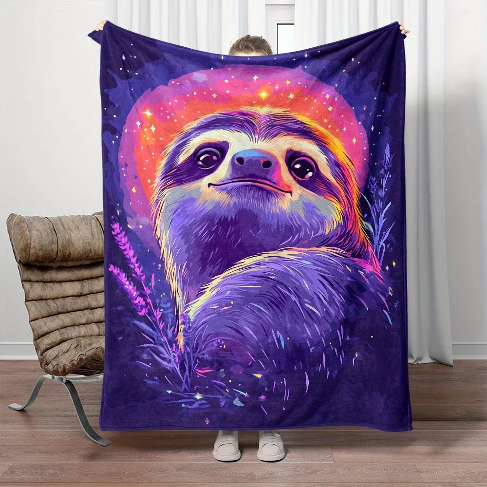 Galaxy Sloth Blanket product photo 2