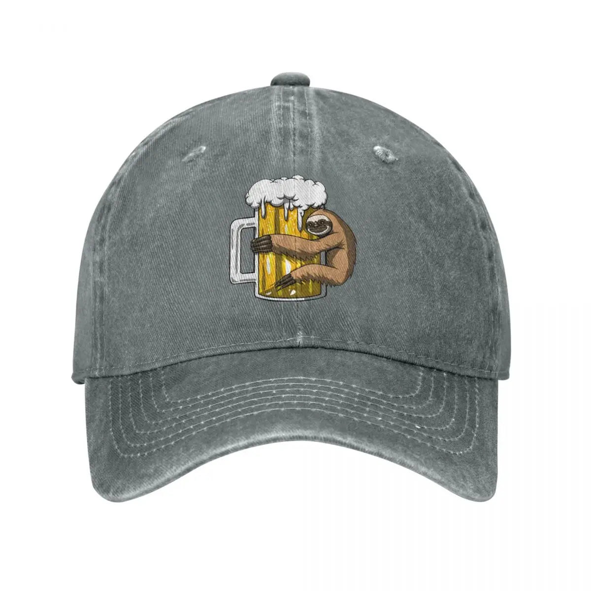 Sloth Beer Party Baseball Cap