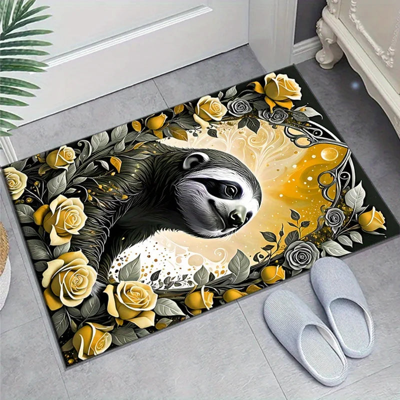 Sloth Floral Carpet