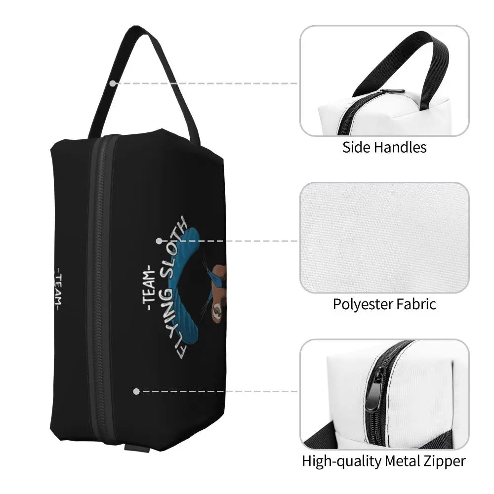 The Flying Sloth Cosmetic Bag