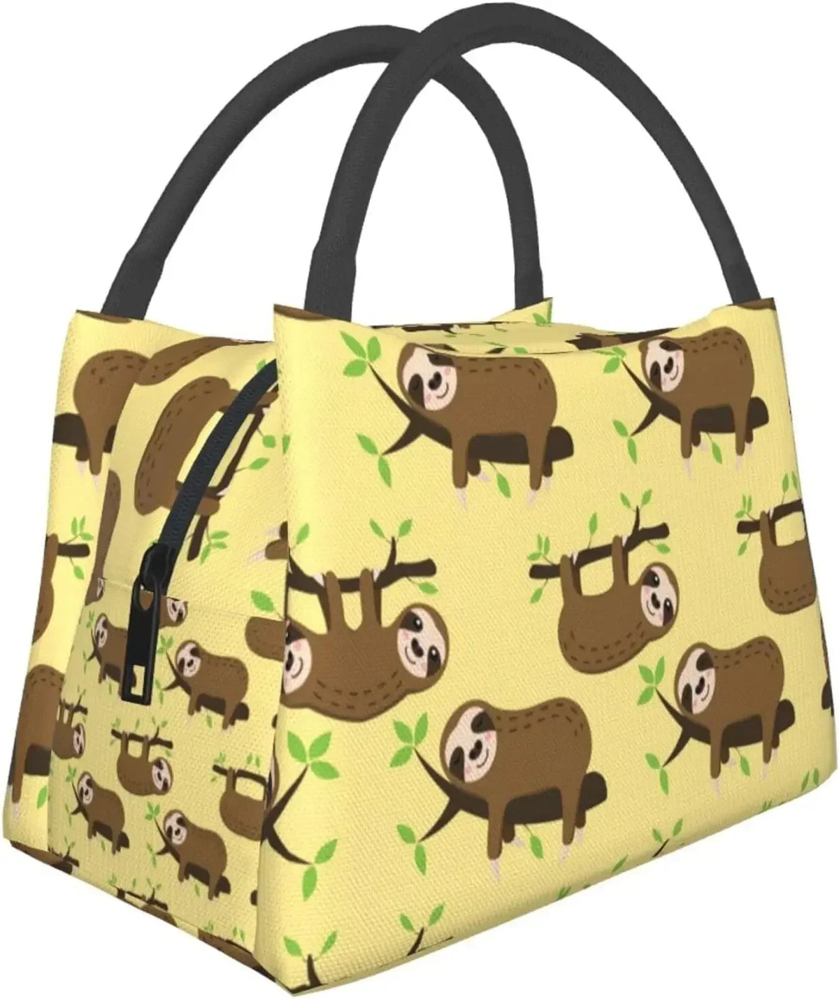 Sloth On A Branch Insulated Lunch Bag