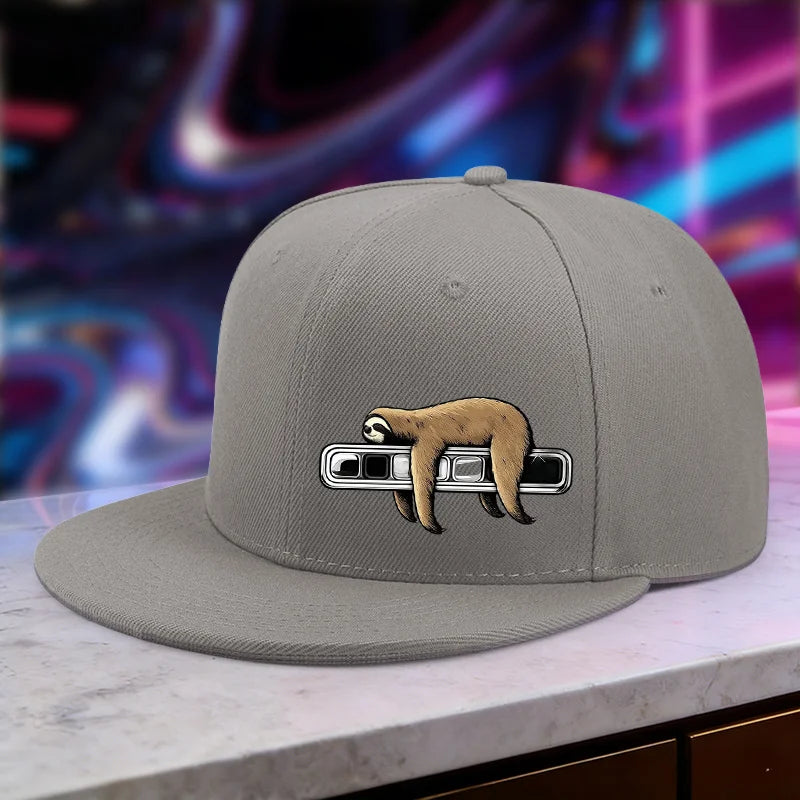 Sloth Printed Adjustable Baseball Cap