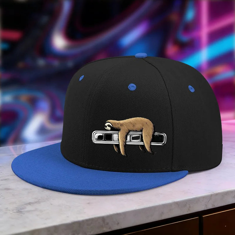 Sloth Printed Adjustable Baseball Cap