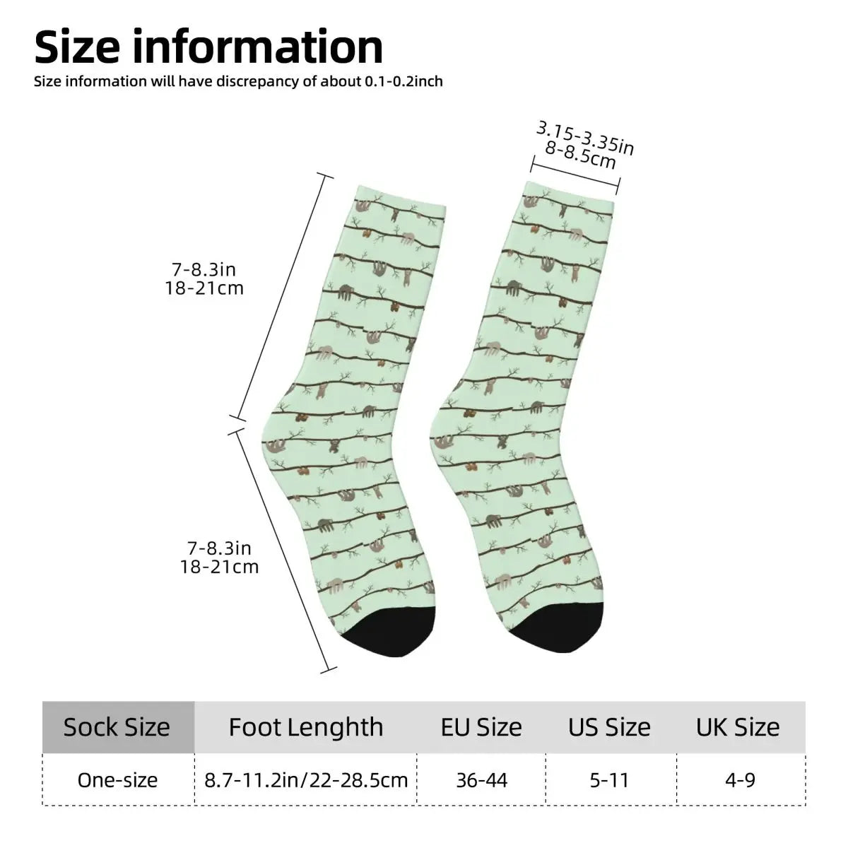 All Seasons Sloth Socks product photo 3