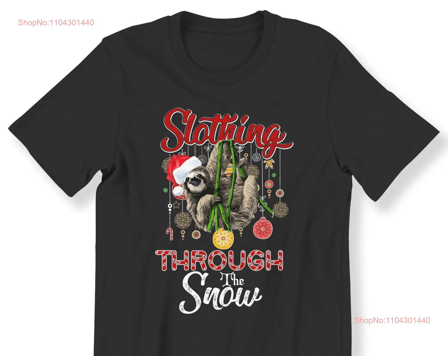 Slothing Trough The Snow T-Shirt
