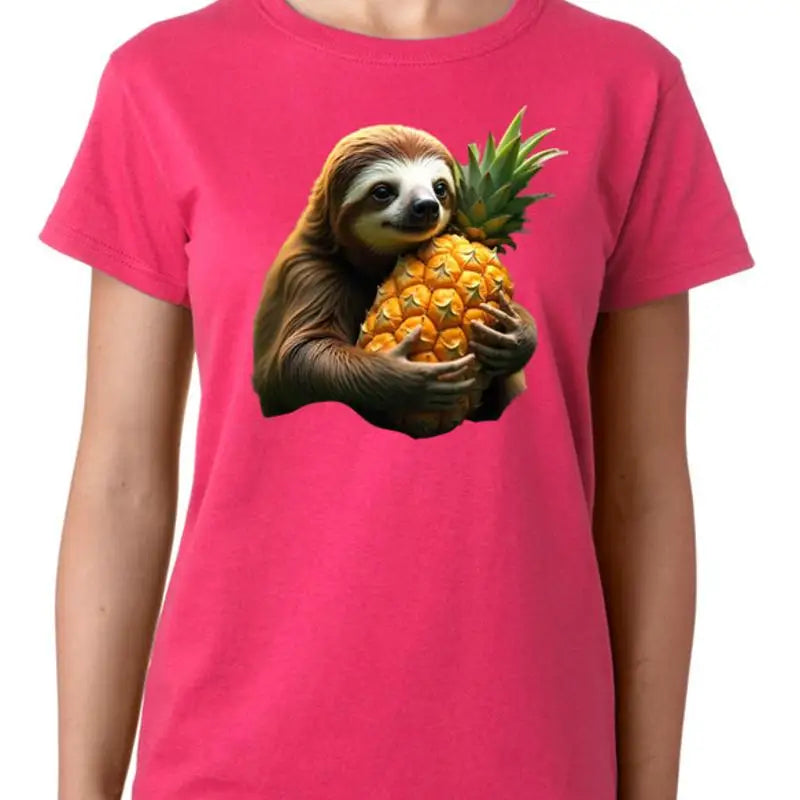 Sloth Pineapple T-Shirt product photo