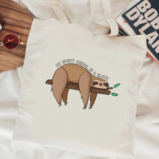 My Spirit Animal Is A Sloth Tote Bag
