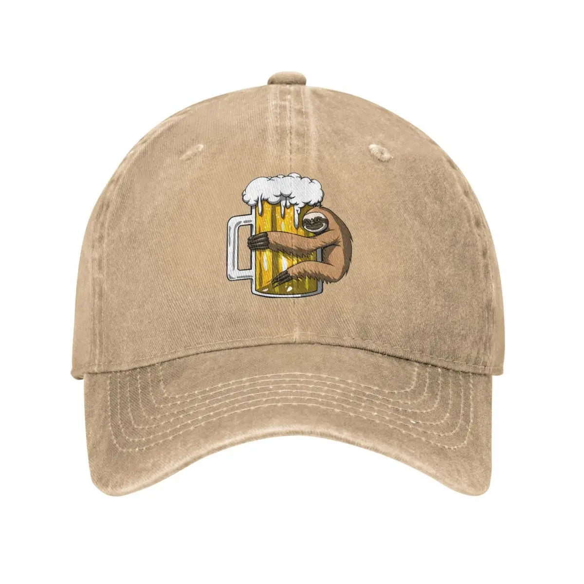 Sloth Beer Party Baseball Cap