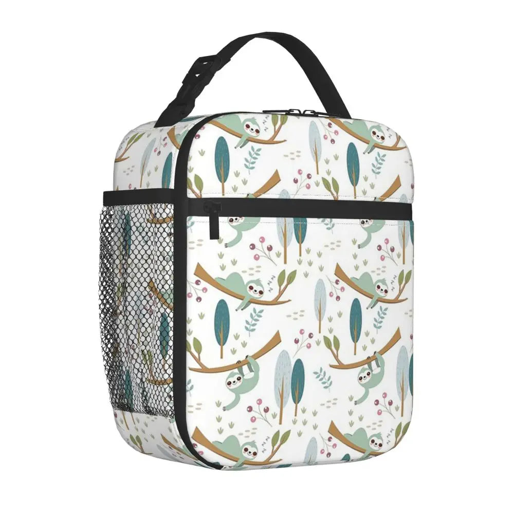 Sleeping Sloth Insulated Lunch Bag