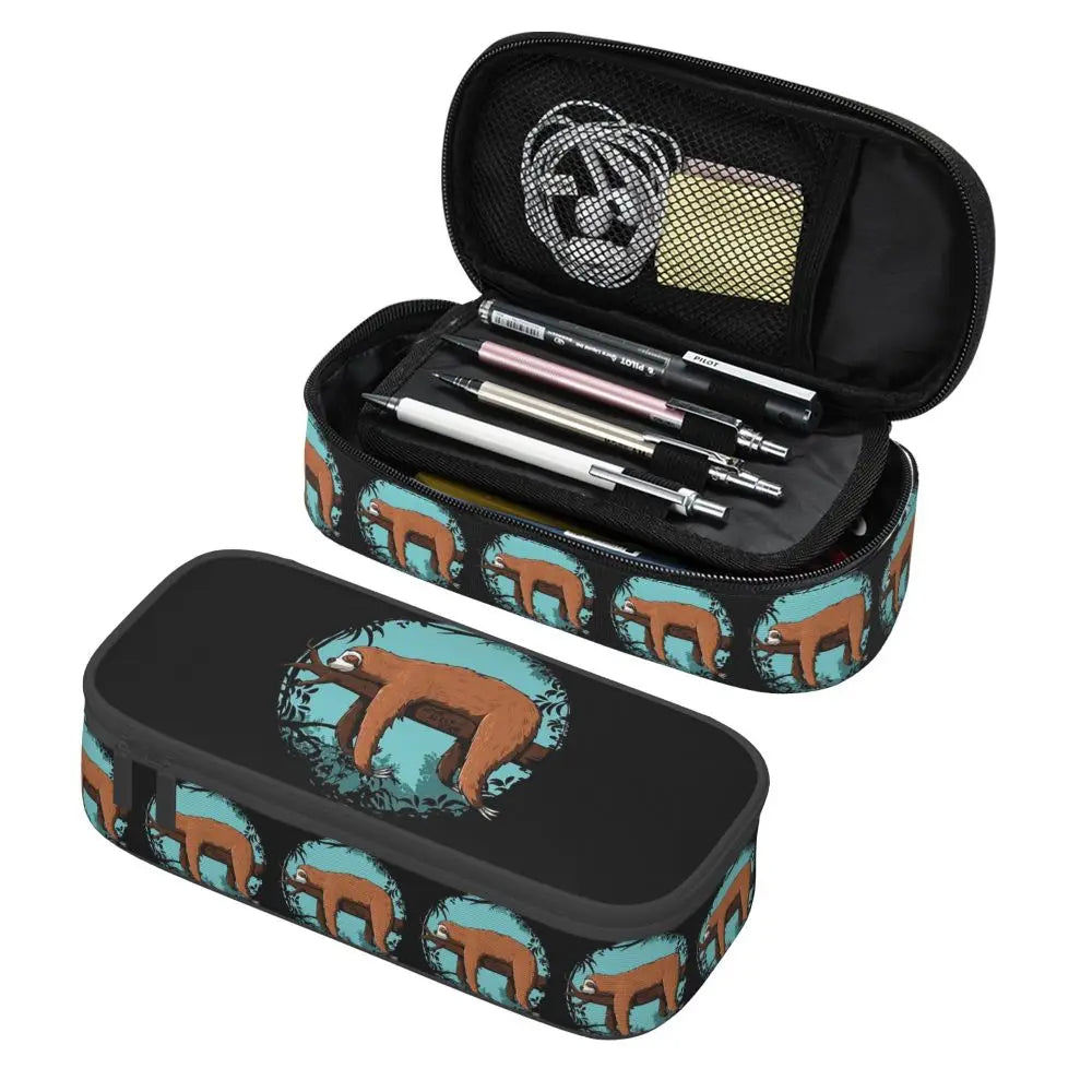 Sleeping Sloth Pencil Case