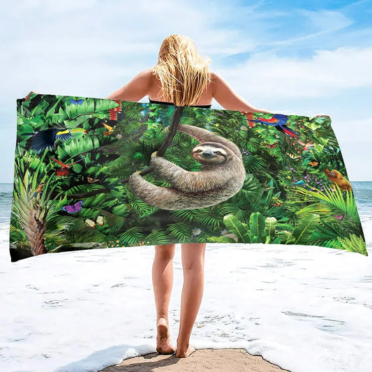 Sloth Microfiber Towel
