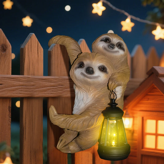 Garden Sloth Solar LED Ornament