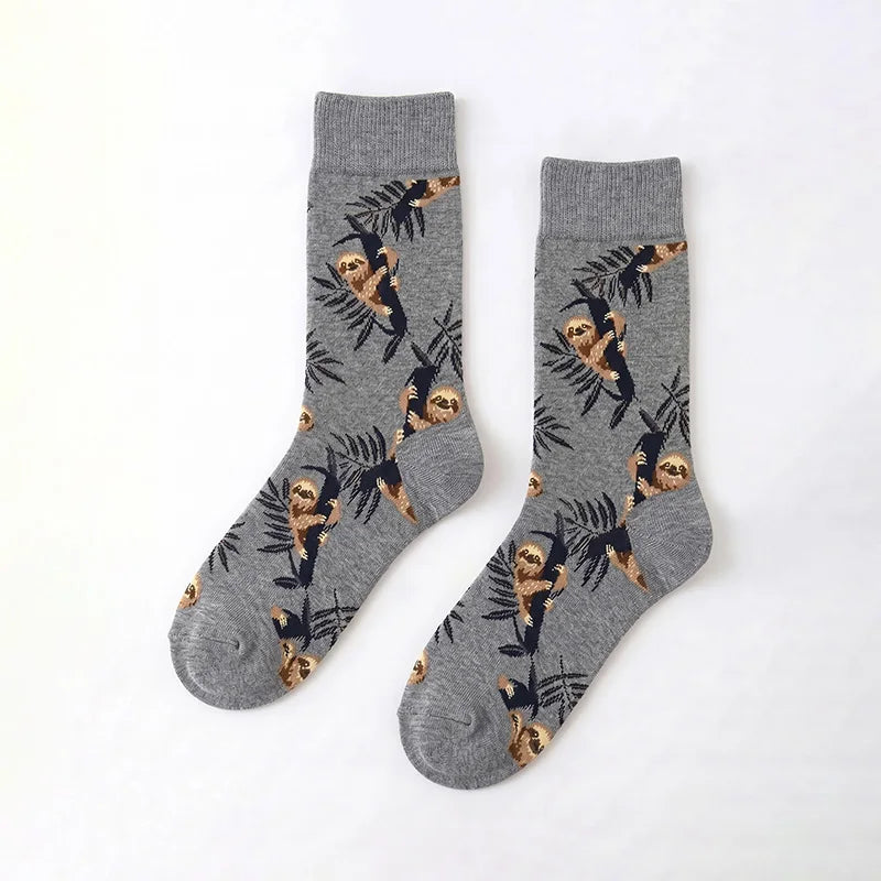 Sloth Hugging A Tree Socks