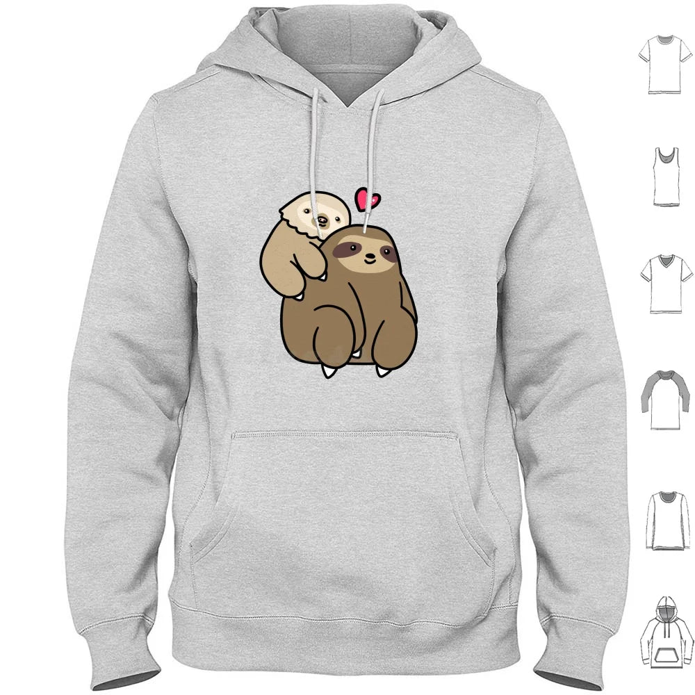 Couple Love Sloths Hoodie